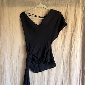 Silk black blouse JAQUEMUS
